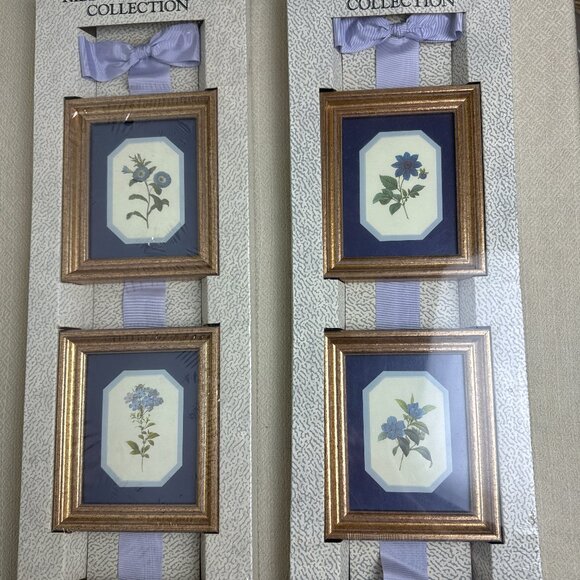 Vintage 1993s NEWRibbon & Picture CollectionBotanical ART Set